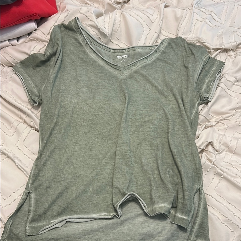 Green Relaxed Short Sleeve T-Shirt